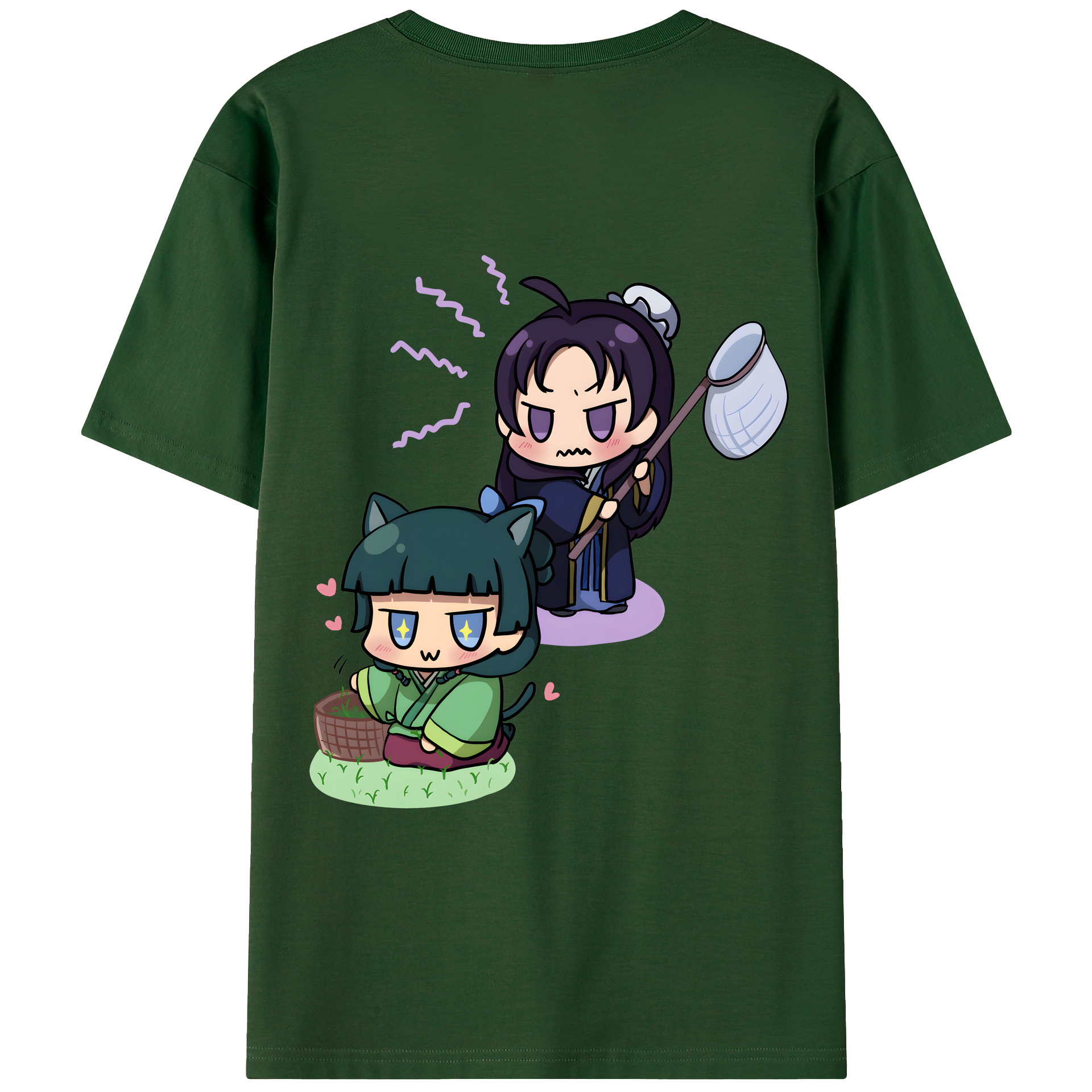 （画像用） 薬屋のひとりごと The Apothecary Diaries 綿100％半袖Tシャツ（背面プリント）